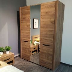 АФИНА Спальный гарнитур Дуб Крафт (модульная) в Камышлове - kamyshlov.mebel24.online | фото 8