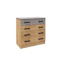 Спальня Асти Комод (Дуб крафт золотой) в Камышлове - kamyshlov.mebel24.online | фото