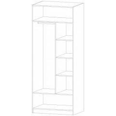 ДИАНА Шкаф 2-х створчатый в Камышлове - kamyshlov.mebel24.online | фото 2