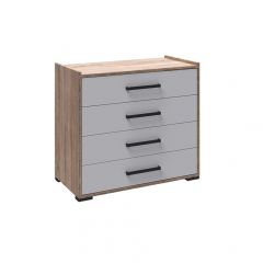 Спальня Соната Комод (Белый/Дуб крафт золотой) в Камышлове - kamyshlov.mebel24.online | фото