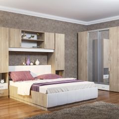 Спальный гарнитур Линда (модульный) в Камышлове - kamyshlov.mebel24.online | фото 2