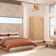 Спальный гарнитур Линда (модульный) в Камышлове - kamyshlov.mebel24.online | фото 3