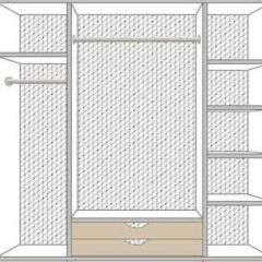 Спальный гарнитур Ольга (модульная) беж/золото в Камышлове - kamyshlov.mebel24.online | фото 5