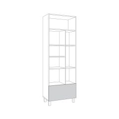 Стеллаж 13.148 Манхеттен в Камышлове - kamyshlov.mebel24.online | фото 2