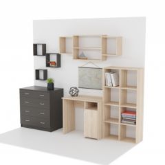 Стеллаж 8 секций (дуб сонома) в Камышлове - kamyshlov.mebel24.online | фото 5