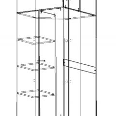 Стенка Сабина (модульная) венге/дуб белфорт в Камышлове - kamyshlov.mebel24.online | фото 11