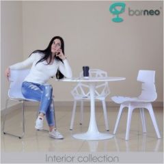 Стол Barneo T-3 Tulip style (RAL9003 белый, D90) в Камышлове - kamyshlov.mebel24.online | фото 6