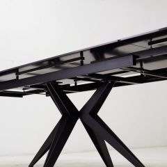 Стол FORIO 160 MATT BLACK MARBLE SOLID CERAMIC / BLACK, ®DISAUR в Камышлове - kamyshlov.mebel24.online | фото 6