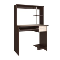 Стол компьютерный Дебют с пеналом (венге/лоредо) в Камышлове - kamyshlov.mebel24.online | фото 2