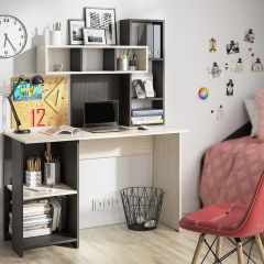 Стол компьютерный Олимп (венге/дуб беленый) в Камышлове - kamyshlov.mebel24.online | фото