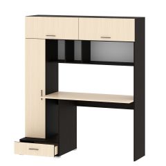 Стол компьютерный ПКС-1 (венге/дуб белфорд) в Камышлове - kamyshlov.mebel24.online | фото 4
