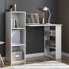 Стол компьютерный СТК 1 (Белый) в Камышлове - kamyshlov.mebel24.online | фото