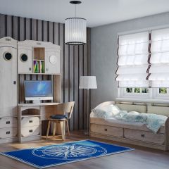 Стол письменный с надстройкой НКМ Мираж-1 + Иллюминатор в Камышлове - kamyshlov.mebel24.online | фото 4