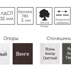 Стол раскладной Ялта (опоры массив резной) в Камышлове - kamyshlov.mebel24.online | фото 8