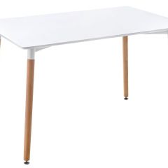 Стол деревянный Table 110 white / wood в Камышлове - kamyshlov.mebel24.online | фото