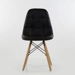 Стул Barneo N-43 Pulsante PU черный в Камышлове - kamyshlov.mebel24.online | фото 3