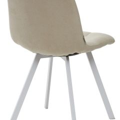 Стул CHILLI SQUARE UF860-01B бежевый, ткань/ белый каркас М-City в Камышлове - kamyshlov.mebel24.online | фото 2