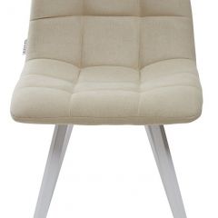 Стул CHILLI SQUARE UF860-01B бежевый, ткань/ белый каркас М-City в Камышлове - kamyshlov.mebel24.online | фото 3
