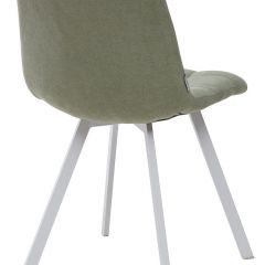 Стул CHILLI SQUARE UF860-11B мятный, ткань/ белый каркас М-City в Камышлове - kamyshlov.mebel24.online | фото 2