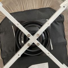 Стул MAVERICK 360 град. поворот. BLUVEL-40 BEIGE/ белый каркас, М-City в Камышлове - kamyshlov.mebel24.online | фото 5