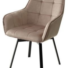 Стул MAVERICK 360 град. поворот. BLUVEL-40 BEIGE/ черный каркас, М-City в Камышлове - kamyshlov.mebel24.online | фото