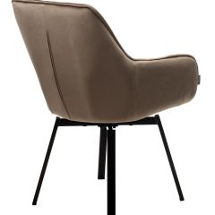 Стул MAVERICK 360 град. поворот. BLUVEL-40 BEIGE/ черный каркас, М-City в Камышлове - kamyshlov.mebel24.online | фото 2