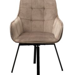 Стул MAVERICK 360 град. поворот. BLUVEL-40 BEIGE/ черный каркас, М-City в Камышлове - kamyshlov.mebel24.online | фото 3