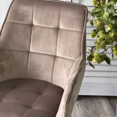 Стул MAVERICK 360 град. поворот. BLUVEL-40 BEIGE/ черный каркас, М-City в Камышлове - kamyshlov.mebel24.online | фото 6