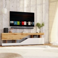 Тумба под ТВ НКМ Дубай секция №4 в Камышлове - kamyshlov.mebel24.online | фото 3