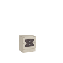Тумба прикроватная Николь шимо светлый/шимо темный в Камышлове - kamyshlov.mebel24.online | фото