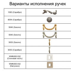 Тумба прикроватная Тиффани Premium слоновая кость/золото (ТФТП-1(П) в Камышлове - kamyshlov.mebel24.online | фото 2