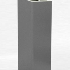 Угловое соединение для цоколя 135 гр. h100 мм (Алюминий, Белый, Черный, Сонома) в Камышлове - kamyshlov.mebel24.online | фото