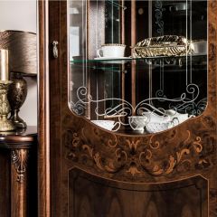 Витрина одностворчатая Илона (караваджо) в Камышлове - kamyshlov.mebel24.online | фото 5