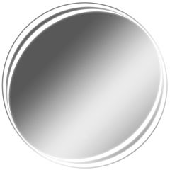 Зеркало Берг 700х700 с подсветкой Домино (GL7055Z) в Камышлове - kamyshlov.mebel24.online | фото 1