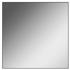 Зеркало Corsica 500х500 black без подсветки Sansa (SB1063Z) в Камышлове - kamyshlov.mebel24.online | фото 1