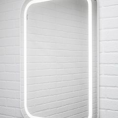 Зеркало Elis 100 white с подсветкой Sansa (SEe1045Z) в Камышлове - kamyshlov.mebel24.online | фото 3