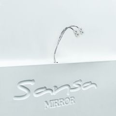 Зеркало Gia 75 white с подсветкой Sansa (SGa1044Z) в Камышлове - kamyshlov.mebel24.online | фото 5