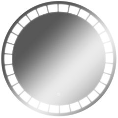 Зеркало Маскат 700х700 с подсветкой Домино (GL7057Z) в Камышлове - kamyshlov.mebel24.online | фото