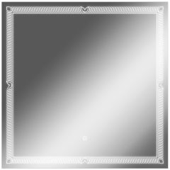 Зеркало Паликир 700х700 с подсветкой Домино (GL7051Z) в Камышлове - kamyshlov.mebel24.online | фото 1