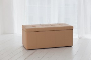 Банкетка-сундук Лонг бежевая в Камышлове - kamyshlov.mebel24.online | фото 5