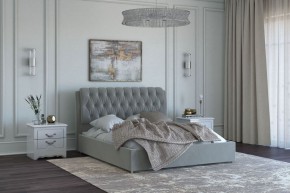 БЕЛИСТА Кровать 1400 серо-бежевый (экокожа) в Камышлове - kamyshlov.mebel24.online | фото 2