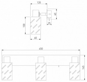 Бра Eurosvet Fente 20090/3 белый/хром в Камышлове - kamyshlov.mebel24.online | фото 5