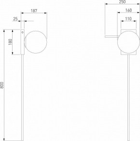 Бра Eurosvet Fredo 40033/1 латунь в Камышлове - kamyshlov.mebel24.online | фото 3