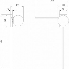 Бра Eurosvet Fredo 40034/1 латунь в Камышлове - kamyshlov.mebel24.online | фото 4
