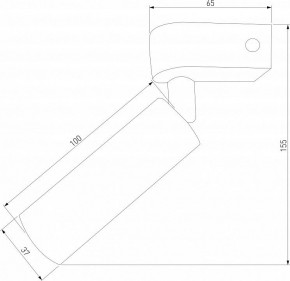 Бра Eurosvet Pitch 20143/1 LED черный в Камышлове - kamyshlov.mebel24.online | фото 2