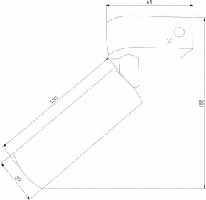 Бра Eurosvet Pitch 20143/1 LED титан в Камышлове - kamyshlov.mebel24.online | фото 3