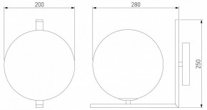 Бра Eurosvet Shape 70131/1 латунь в Камышлове - kamyshlov.mebel24.online | фото 5