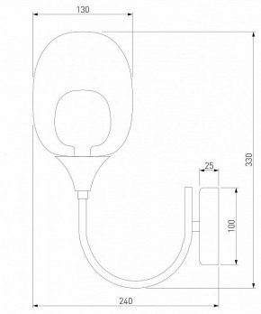 Бра Eurosvet Spritz 70218/1 латунь в Камышлове - kamyshlov.mebel24.online | фото 4