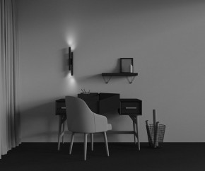 Бра Maytoni Calipso C082WL-24W2.7K-B в Камышлове - kamyshlov.mebel24.online | фото 4