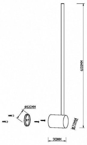 Бра Maytoni Light stick MOD237WL-L6BS3K в Камышлове - kamyshlov.mebel24.online | фото 4